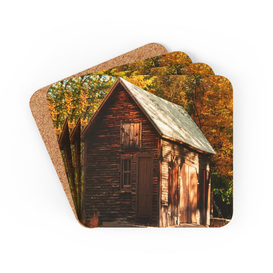 Autumn Shed Corkwood Coaster Set